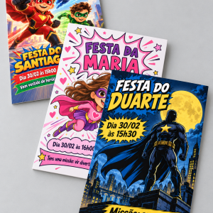 Convites Infantís Personalizados | Grande