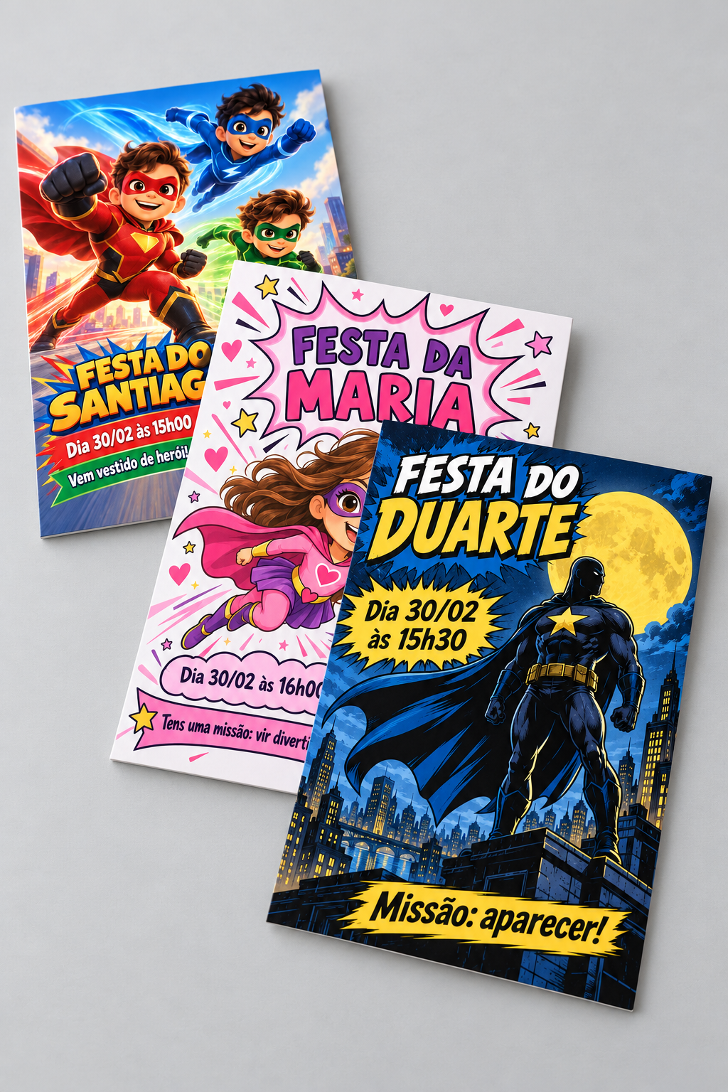 Convites Infantís Personalizados | Pequeno