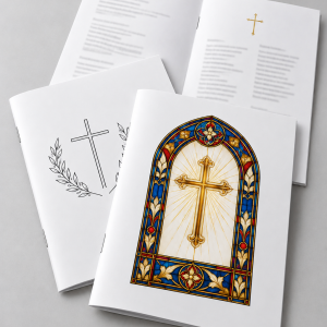 Missal Personalizado | Livreto A5 com 2 Agrafos